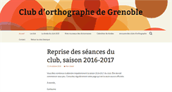 Desktop Screenshot of orthogrenoble.net